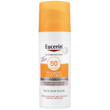 Eucerin Pigment Control Sun Fluid emulze na opalování s depigmentačním účinkem SPF50+ 50 ml