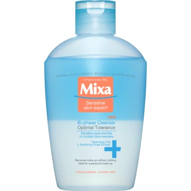 MIXA S Optimal Tolerance dvoufázový odličovač očí, 125ml