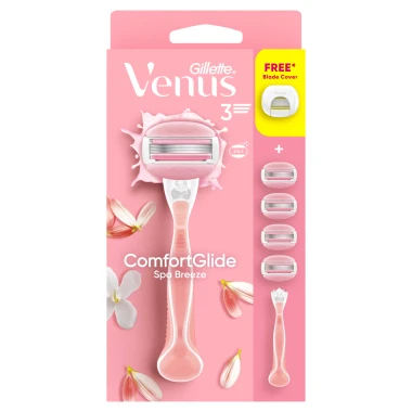 Gillette Venus ComfortGlide Spa Breeze Holicí strojek + 4 holicí hlavice