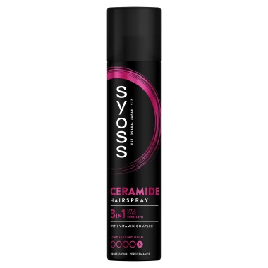 Syoss Ceramide 3v1 lak na vlasy pro sílu vlasů 300 ml