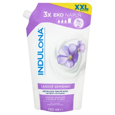 Indulona Lněné semínko pečující tekuté mýdlo 750 ml
