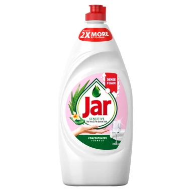 Jar Sensitive Aloe Vera & Pink Jasmine Tekutý prostředek na nádobí 900 ml