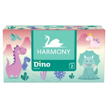 Harmony Dino kosmetické utěrky 2 vrstvy 150 ks