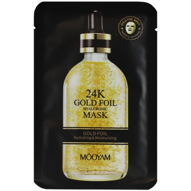 Mooyam pleťová maska 24K Gold Foil