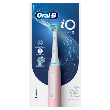 Oral-B iO 3 Pink Elektrický zubní kartáček růžový