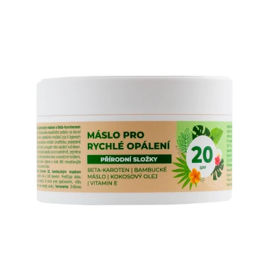 Helios Herb opalovací máslo SPF 20 s přírodními složkami 200 ml