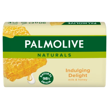 Palmolive Naturals tuhé mýdlo s výtažky z mléka a medu 90 g
