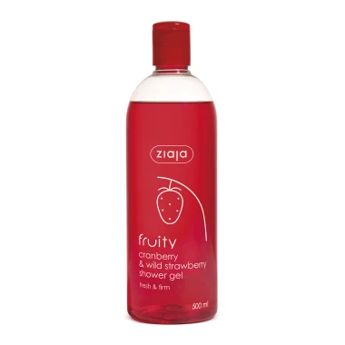 Ziaja Fruity Sprchový gel brusinka & lesní jahoda 500ml