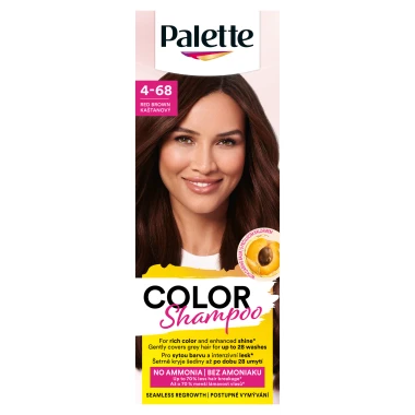 Palette Color Shampoo barva na vlasy kaštanový 4-68