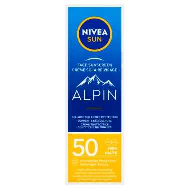Nivea Sun Alpin Pleťový krém na opalování OF 50 50 ml