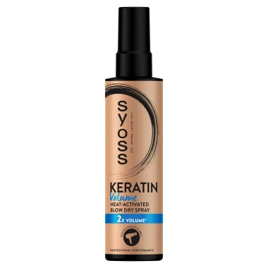 Syoss Keratin Volume Sprej pro tepelnou ochranu vlasů 200 ml