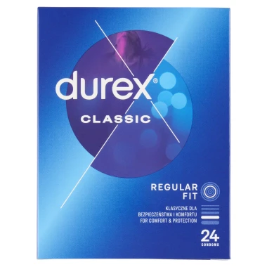Durex Classic Regular Fit kondomy 24 ks
