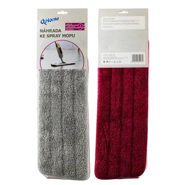 Q-Home Náhrada na mop suchý zip 2 ks