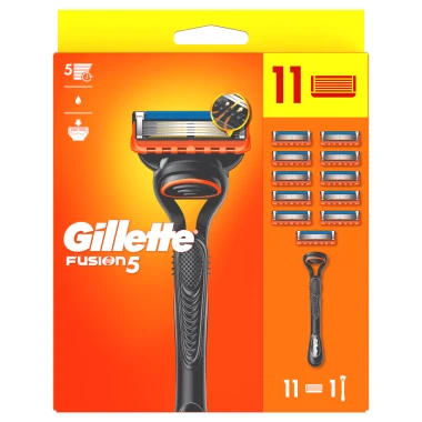 Gillette Fusion5 Pánský holicí strojek + 11 náhradních hlavic