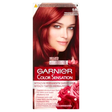Garnier Color Sensation Intenzivní permanentní barvící krém intenzivní rubínová 6.60