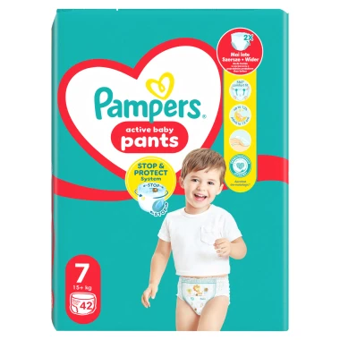Pampers Active Baby Pants, vel. 7, 42 ks