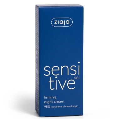 Ziaja Sensitive noční krém zpevňující, redukující podráždění 50ml