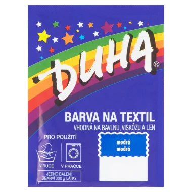Duha Barva na textil modrá 15 g