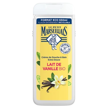 Le Petit Marseillais sprchový gel Vanilla Milk 650 ml
