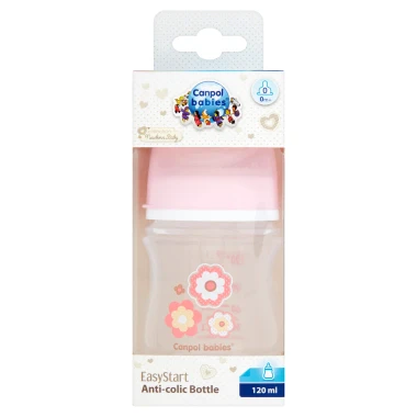 Canpol Babies Láhev se širokým otvorem 0m+ 120 ml