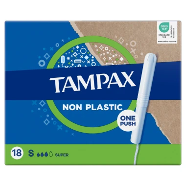 Tampax Super Tampony s aplikátorem 18 ks