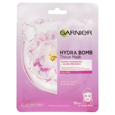 Garnier Hydra Bomb pleťová maska s extraktem ze sakury 28g