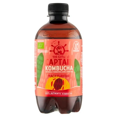 The Gutsy Captain BIO kombucha peach 400 ml
