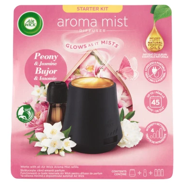 Air Wick Aroma difuzér + náplň pivoňka a jasmín 20ml