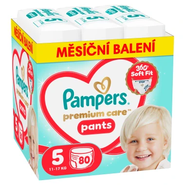 Pampers Premium Care Pants, vel. 5, 80 ks