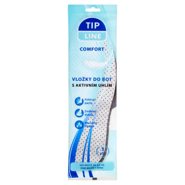 Tip Line Comfort Vložky do bot s aktivním uhlím