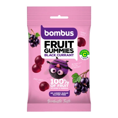 Bombus ovocné kousky černý rybíz s vitamínem C a železem 35 g