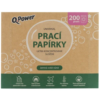 Q-Power prací papírky Universal 200 PD