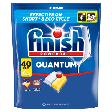Finish Quantum kapsle do myčky nádobí - Lemon 40 ks