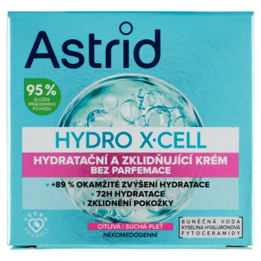 Astrid Hydro X·Cell hydratační a zklidňující krém 50ml