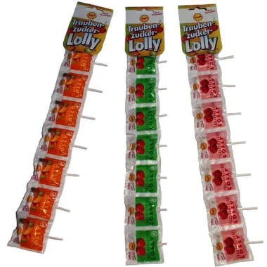 Lolly lízátko s hroznovým cukrem 7ks