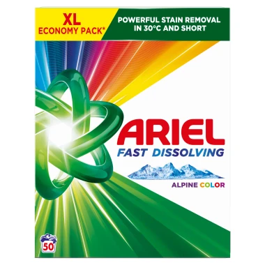 Ariel Prací prášek na barevné prádlo 50 PD