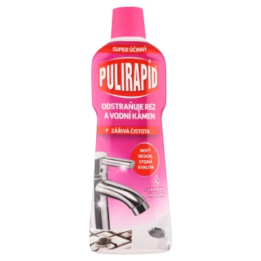 Pulirapid Tekutý čistič na vodní kámen s přírodním octem 750 ml