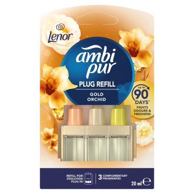 Ambi Pur 3Volution Gold Orchid Náhradní náplň do osvěžovače vzduchu 20 ml