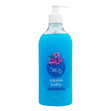 Sirios Herb Tekuté mýdlo Alpské květy 500ml
