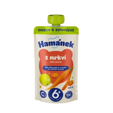 Hamánek Jablko s mrkví 100 g