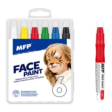 Barvy na obličej MFP 6ks set