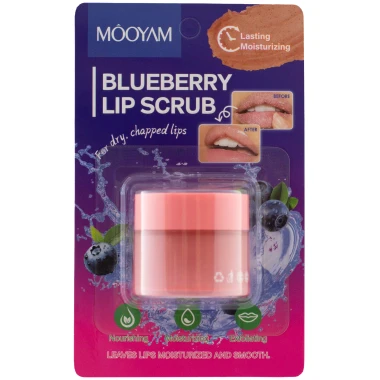 Mooyam peeling na rty s vůní borůvky 15 g
