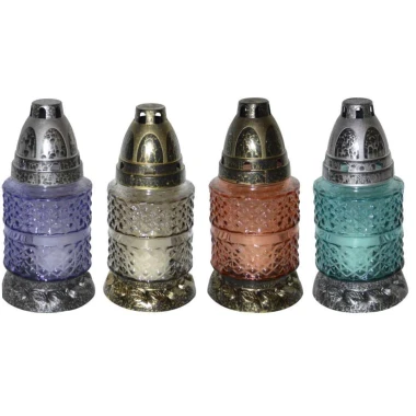 Lampa skleněná 102, 30g, v. 17cm - mix variant 1 ks