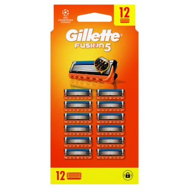 Gillette Fusion5 Náhradní holicí hlavice pro muže 12 ks