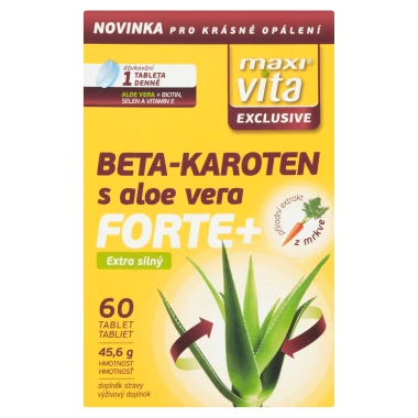 Maxi Vita Exclusive Beta-Karoten s aloe vera forte+ 60 tablet 45,6g
