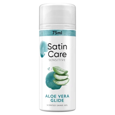 Gillette Satin Care Dámský gel na holení Aloe Vera 75 ml
