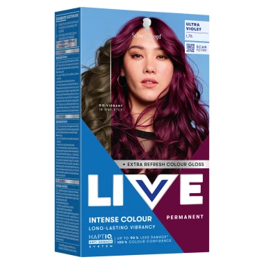 Schwarzkopf Live Intense Colour Permanent barva na vlasy L76 ultra fialová