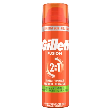 Gillette Fusion Sensitive gel na holení 200 ml