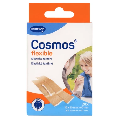 Hartmann Cosmos Flexible elastické textilní náplasti 20 ks