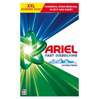 Ariel Prací prášek Alpine Fresh 63 PD
